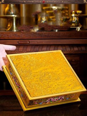 Главная эмаль цветная золотая основа статуя Будды алтарь постамент божества лотос подношение платформа для дома предметы интерьера