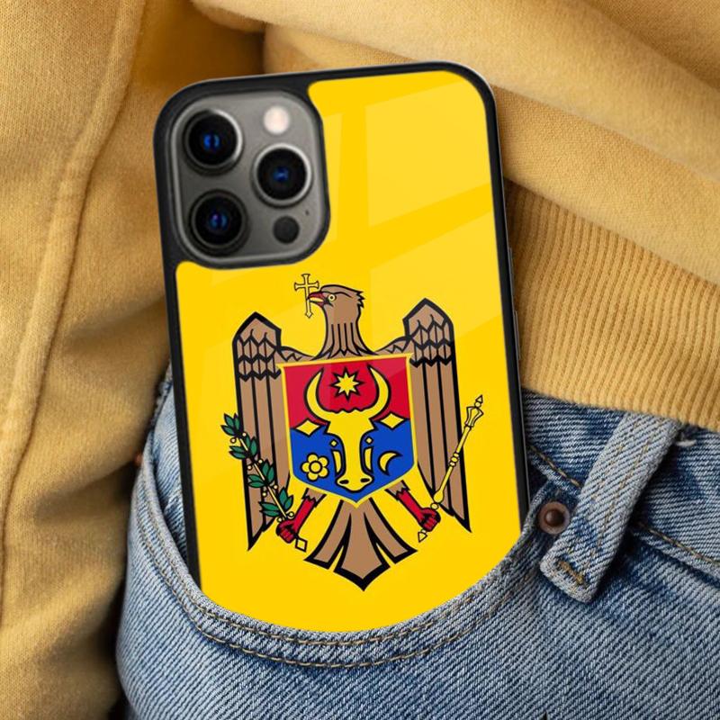 Флаг Молдовы Молдаваны Мягкий чехол для телефона для iPhone 17 Air 16e Pro max 15 Pro 13 14 Plus 11 12 MagSafe Магнитный Coque