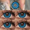 Eyeshare 1Pair Halloween Colored Contact Lenses for Eyes Lenses Red Eye Contacts Blue Eye Lens Cosplay Color Contact Lenses