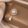 Pearl Water Drop Brooch High-end and Light Luxury Brooch Dress and Corsage