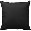 Pillowcases - 100% Cotton - Set of 2 - 65 X 65 Cm - Black - Machine Washable
