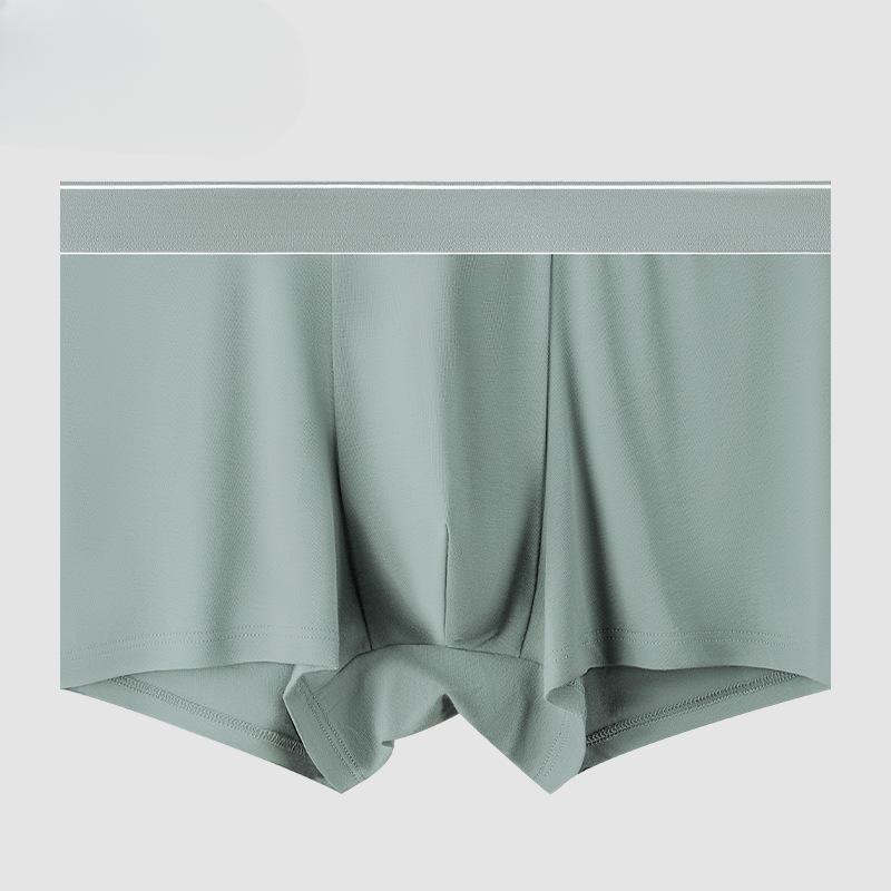 Мужское нижнее белье из чистого хлопка с антибактериальной внутренней частью, дышащее, однотонное, для мальчиков, для молодых мужчин, со средней посадкой