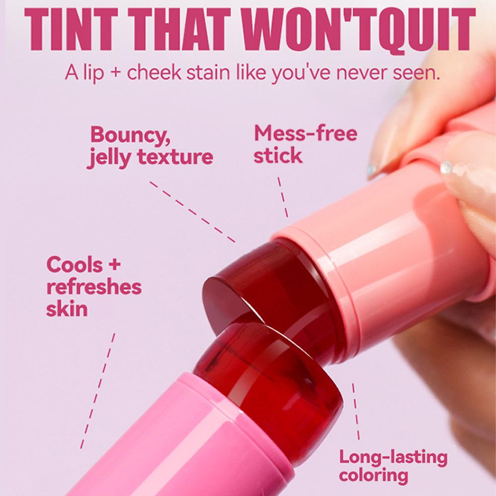 HERORANGE Makeup Jelly Color Milk Jelly Color Milk Jelly Blush Milk Lip And Cheek Dual-purpose Stick Jelly Blush Stick