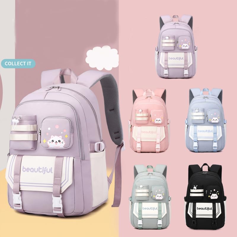 Korean Rucksack for Large High School Junior High School Elementary School Lightweight Casual School Outdoor [ZESU] School, Capacity, Students,
