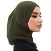 Woman Pray Inner Turban Cap Wedding Church Hijab Lightweight Hijab Hot Weather Muslims Pray Anti Uv Islamic Headscarf