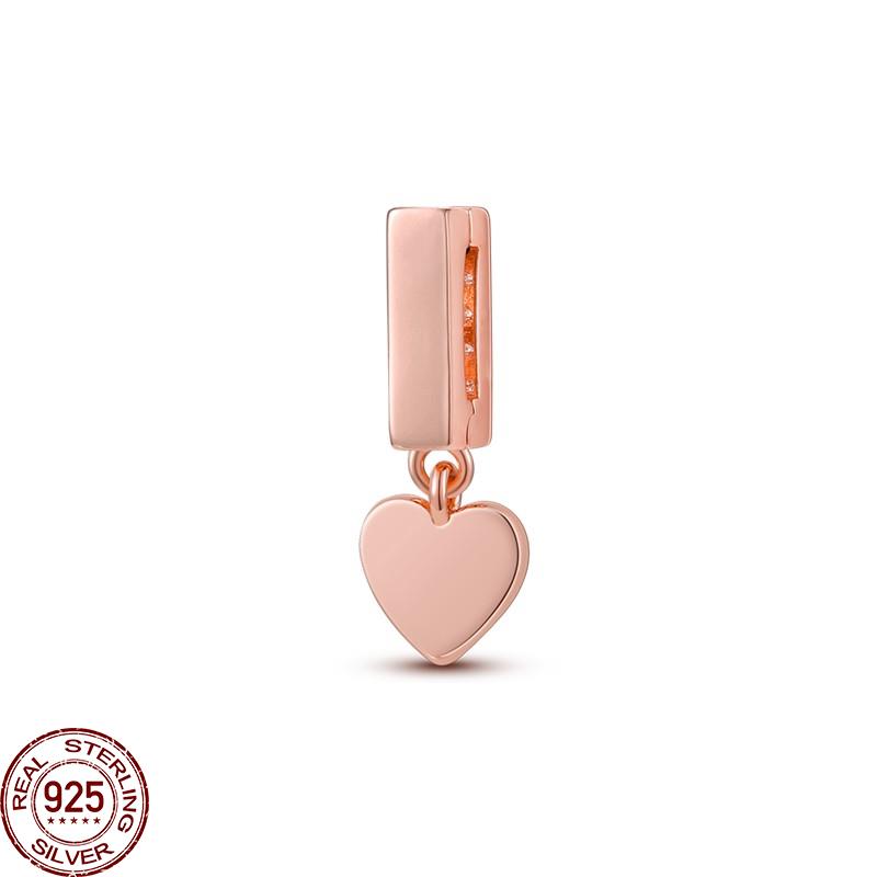 Женская цепочка-зажим из стерлингового серебра 925 пробы с сеткой, круглая подвеска в виде бабочки, подходит для оригинального браслета из сетки своими руками