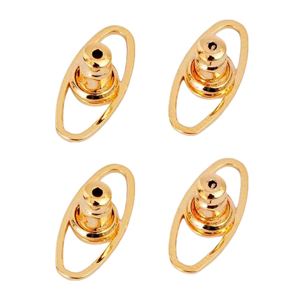 Набор из 4 стабилизаторов для сережек-гвоздиков, легкие подкладки для украшений, защитные подкладки для сережек для обвислых ушей, ювелирные аксессуары