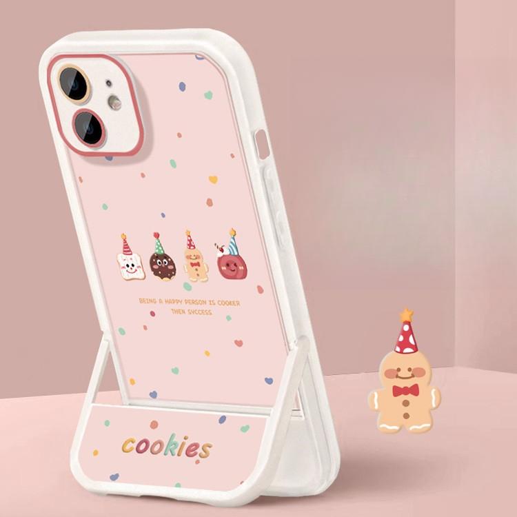 Cookie Man Подходит для 16promax Чехол для iPhone Iphone15 Невидимая подставка 14 Силиконовый 13/12 Милый 8