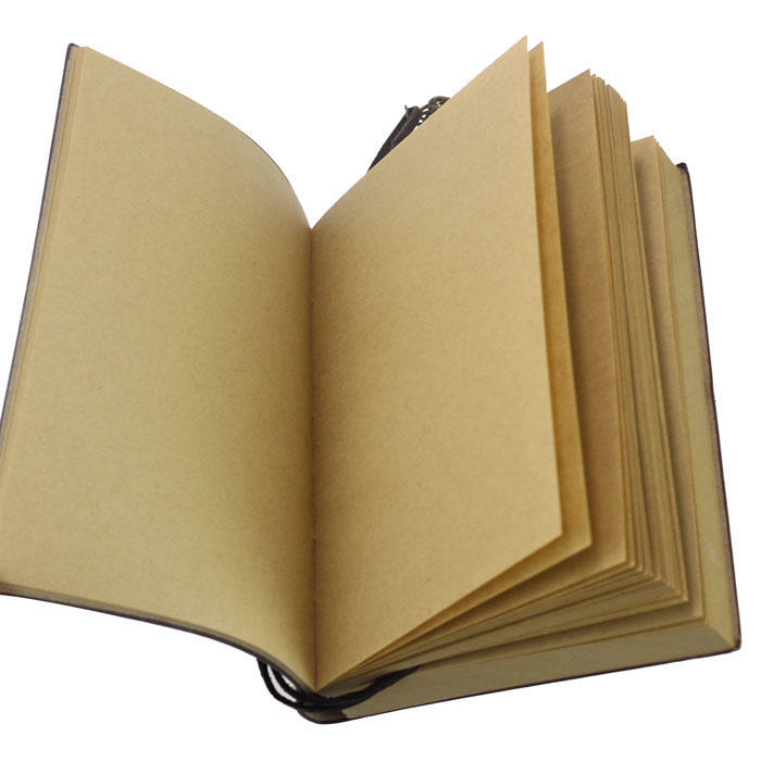 Новый винтажный волшебный брелок в стиле ретро, кожаный блокнот, дневник, блокнот