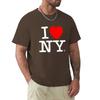 I Love New York Tourist I Heart Ny T Shirt Harajuku Short Sleeve T-shirt 100% Cotton Graphics Tshirt Tops