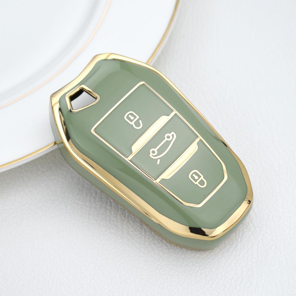 Мягкий чехол для дистанционного ключа из ТПУ для Peugeot 308 408 508 2008 3008 4008 5008 Citroen C4 C4L C6 C3-XR Picasso DS3 DS4 DS5 Shell Fob