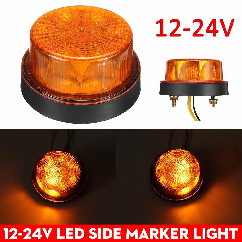 2/4x светодиодный мигающий световой стробоскоп аварийная сигнальная лампа круглая автоматическая поворотная крыша предупреждающий сигнал проблесковый маячок для грузовика RV 12 В 24 В