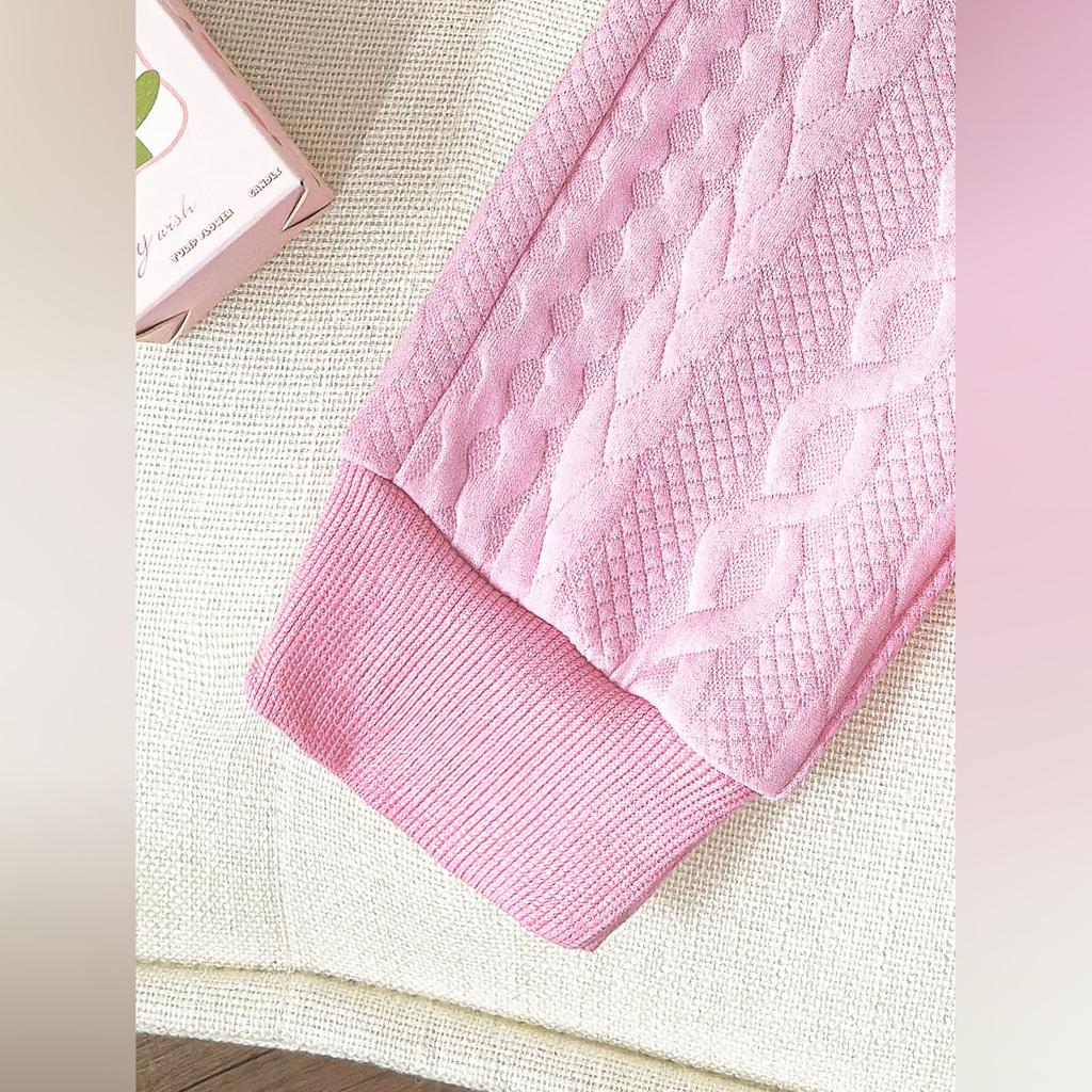 Детский мультяшный повседневный модный комплект: топ с длинным рукавом и брюки