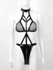 Sex Teddies Women Hollow Out Lace Transparent Sexy Underwear Erotic Costumes One Piece Sexy Leather Lingerie Zipper Crotchless