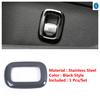 Shiny Style/Black Style Rear Trunk Door Control Button Cover Trim Fit For Mercedes-Benz C class W206  -2025 Car Accessories