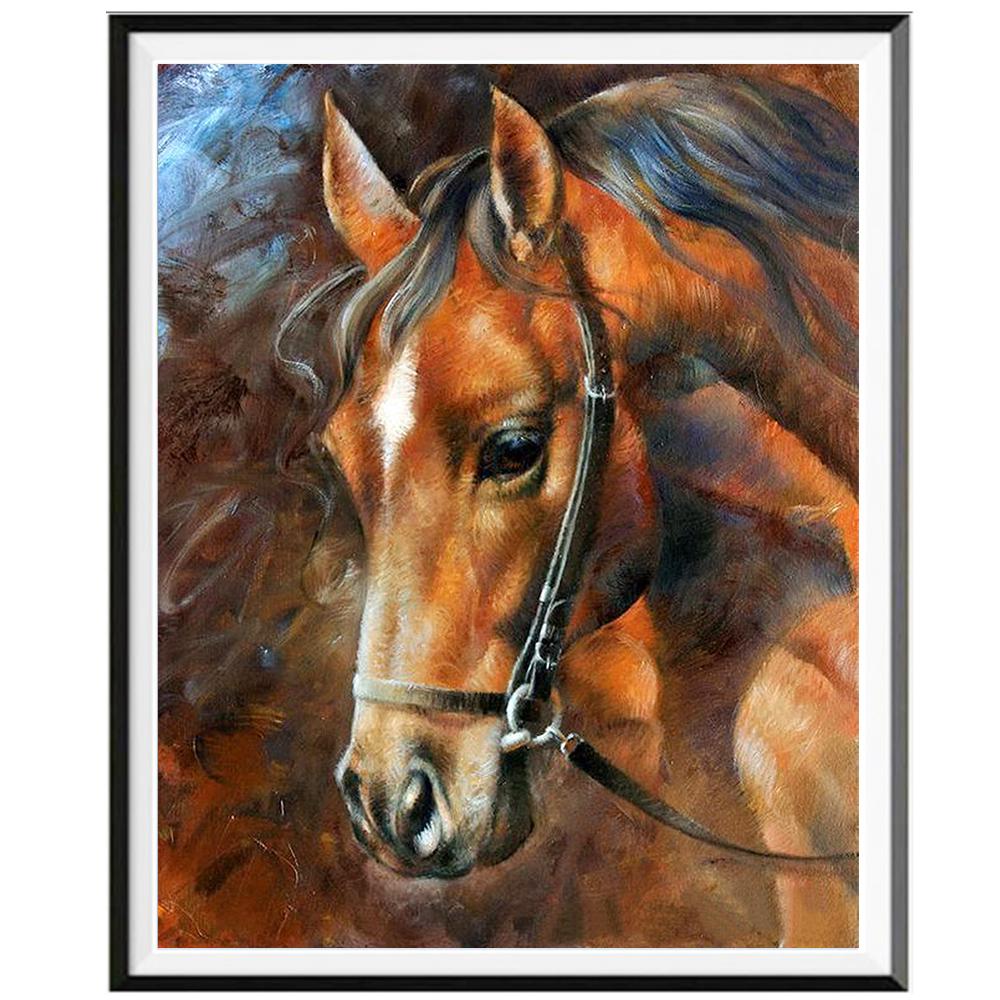 Animal 5D Diamond Painting Full Diamond Wolf Owl Tiger Round Diamond Mosaic Pattern Home Decoration Diy Handmade