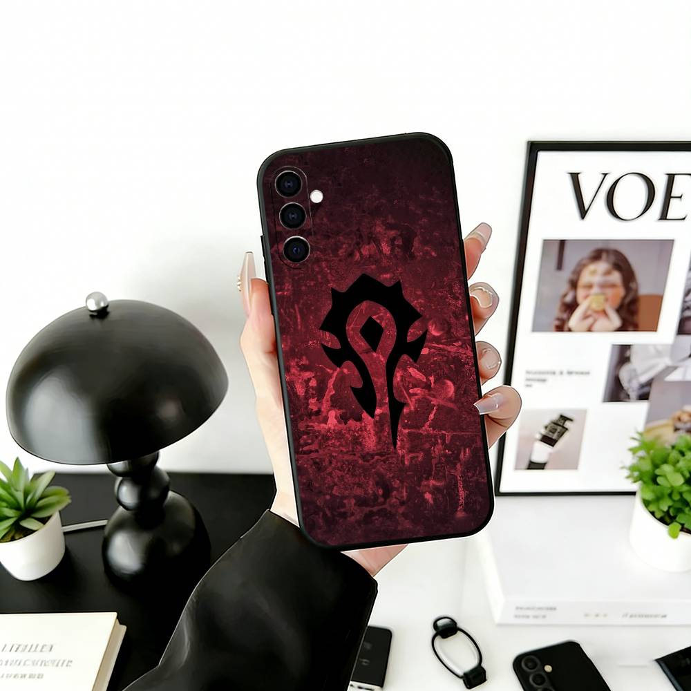 Чехол для телефона W-Warcraft G-Game Черный Силиконовый Мягкий Для Samsung Galaxy A73,A72,A71,A70,A53,A52,A51