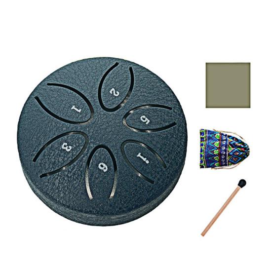 Steel Tongue Drum 6 Notes Mini for Kids 3 Inches Rain Drums Outside Rain