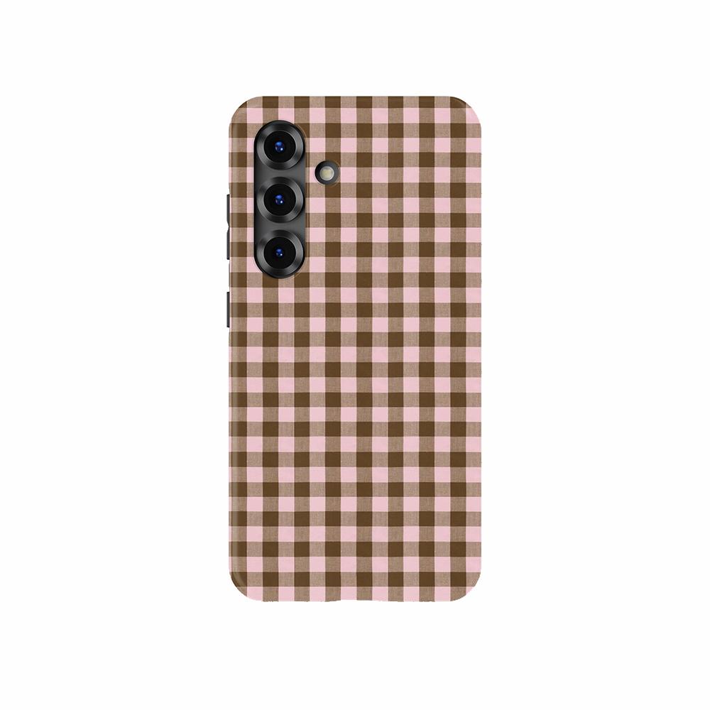 Роскошный чехол Clmj SWAG Розовый Мокка для Samsung Galaxy A56 S20 S23 S24 S25 S26 FE Plus Ultra Edge 4G 5G Двухслойная крышка