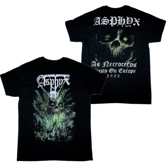2 sides Europe Tour ASPHYX Band 2022 Shirt Classic Black Unisex S5XL KY145 Unisex T-Shirt