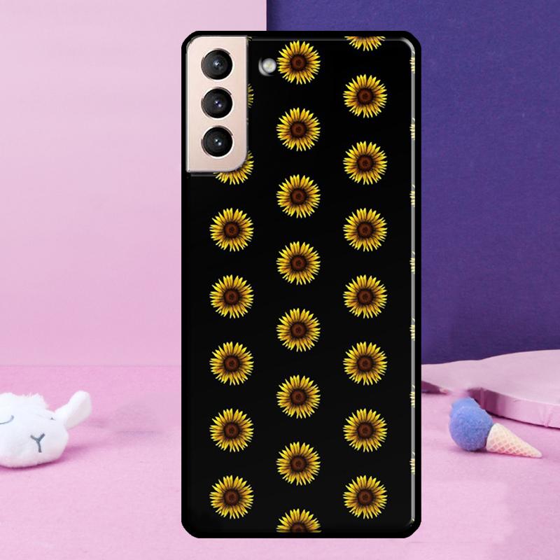 Летний Цветочный Чехол с Ромашками и Подсолнухами для Samsung Galaxy S24 Ultra S25 Ultra S9 S10 S20 S21 S22 Plus S23 S24 FE