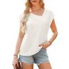Women's Summer Slant Neck Fashion Casual Short Sleeve Fashion Shirt T-Shirt