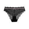 TERMEZY Women Lace Sexy Panties Breathable Underpants Seductive Soft Briefs Low-Rise Bow Hollow Out Transparent Lingerie