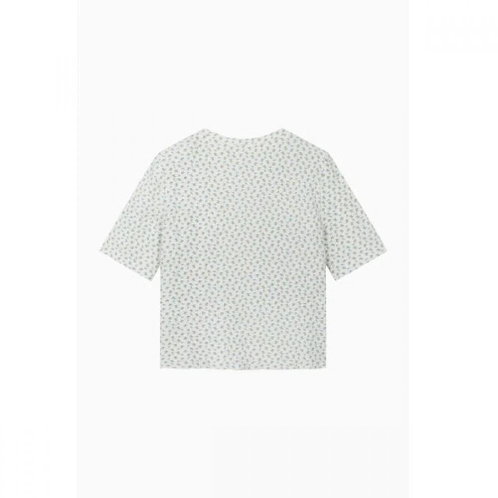 BeneTTon Unisex Flower Embossed T shirT baTs10611