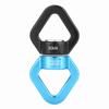 30KN Climbing Yoga Swivel Safety Rotational Device Rotator Multi Function Connector(blue&black)