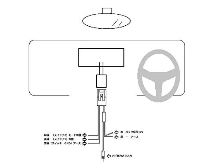 Daihatsu Mira LA350S LA360S Оригинальная камера заднего вида и комплект для переоборудования под навигацию стороннего производителя (DB01-20P) eS