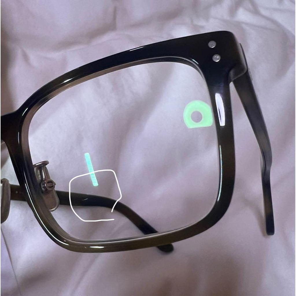 Used CELINE Date glasses Glasses Tortoiseshell Prescription Replaced Price reduced