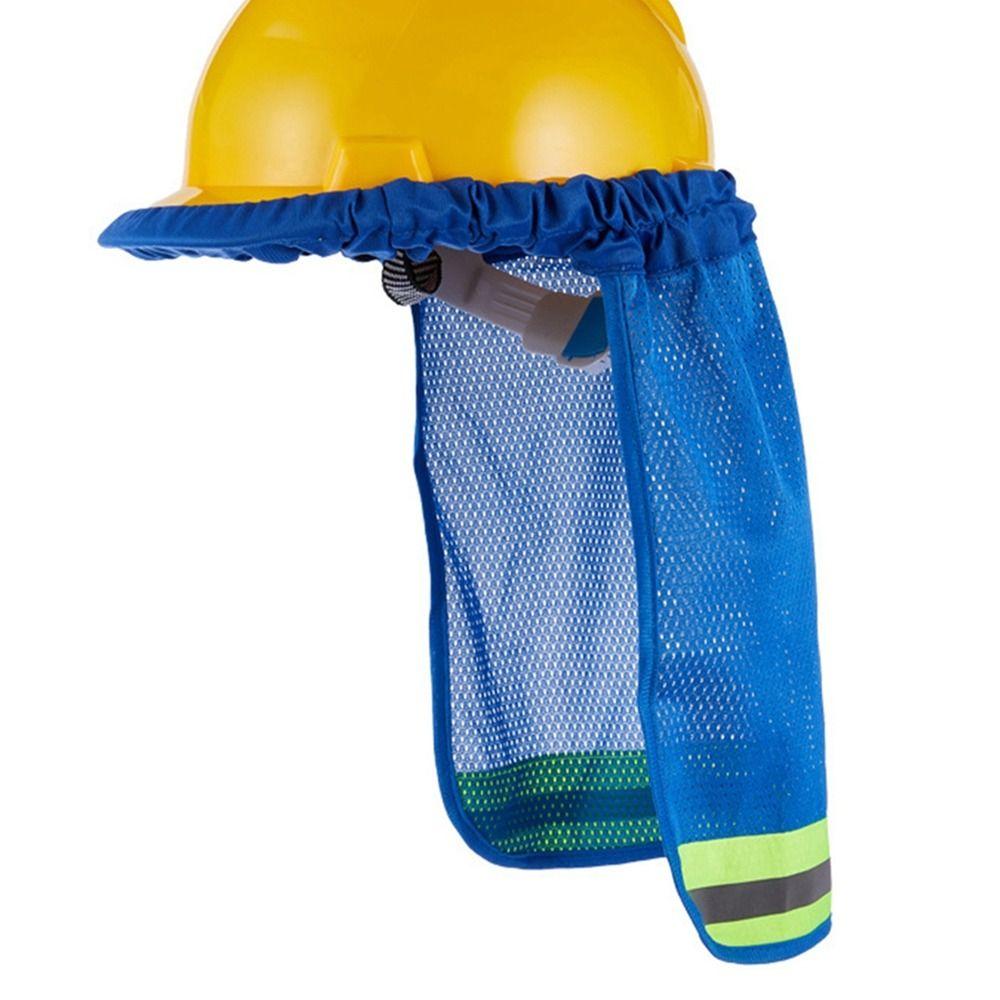 Сетчатая ткань Защитная каска Солнцезащитный козырек Светоотражающая накладка на козырек Светоотражающий щиток для шеи Лето