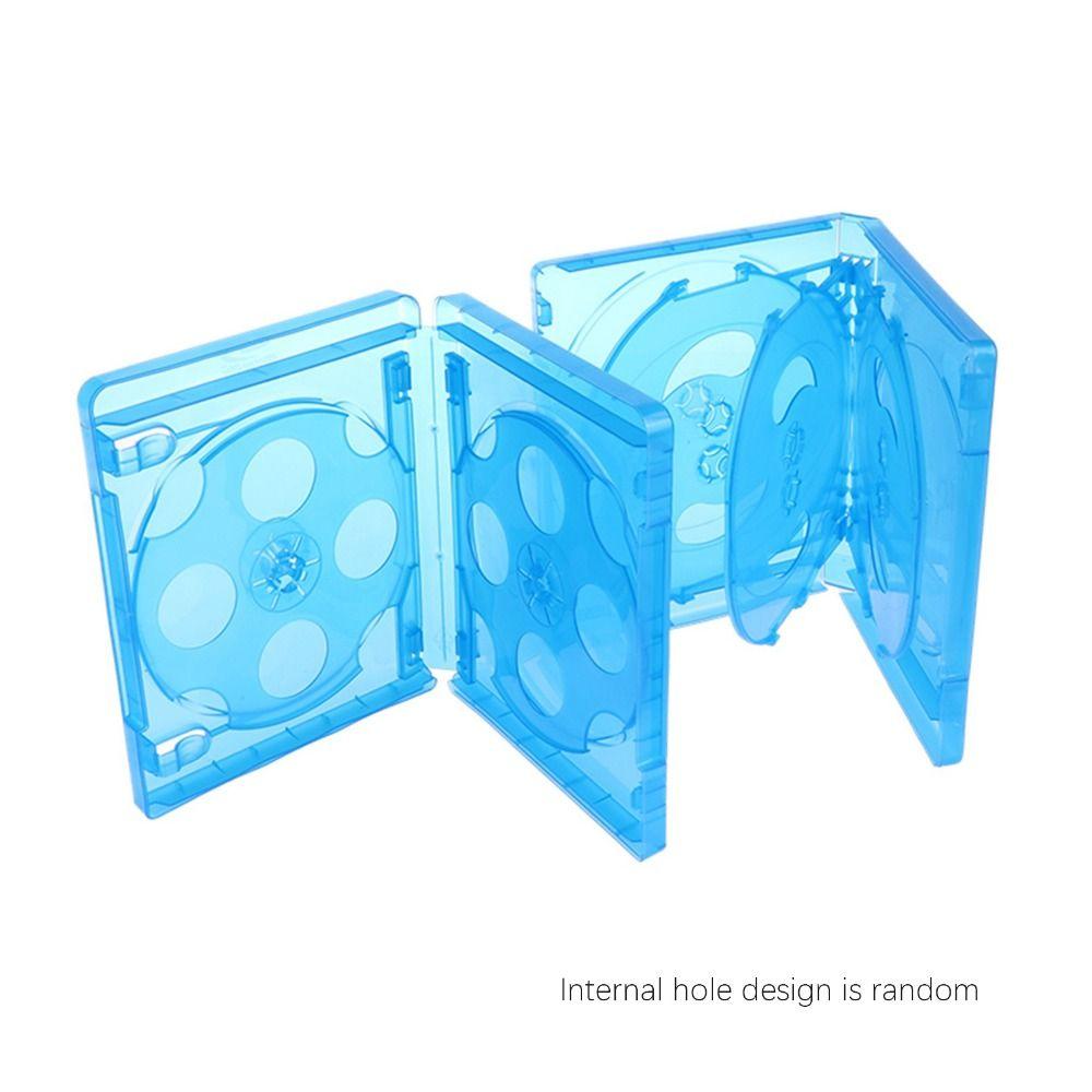 10 Discs Capacity CD Storage Box Plastic Game Discs Case Practical CD Case Home Organization