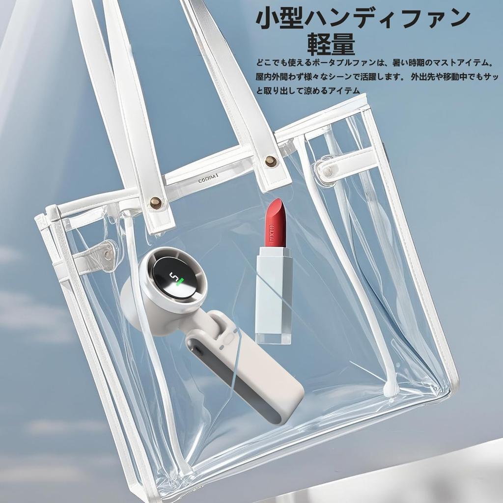 Equipped with an This Portable Handheld Fan Is Super Powerful and Can Be Used As a Neck Mini Table or Handheld USB and Perfect for Watching Car