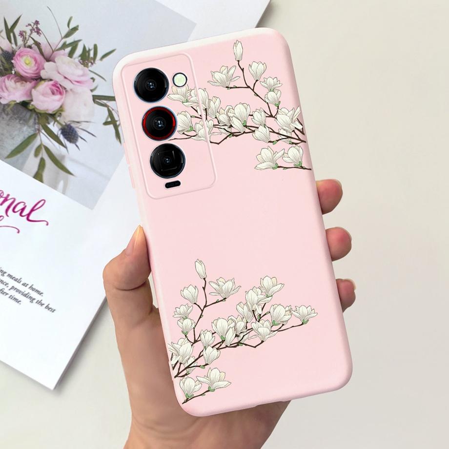 Для Tecno Camon 18 18i 18P 18 Premier Чехол Милый Кот Цветок Мультяшки Обложка Для Camon18 Premier Чехол для Телефона Camon18P Мягкий Funda Сумка