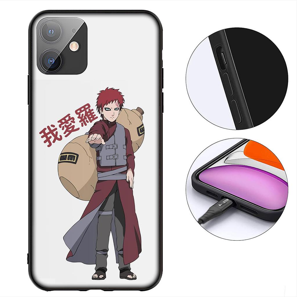 Gaara Narutos Uchiha Sasuke Protective Cover for Apple iPhone 12 13 Mini XS 11 Pro Max 7 8 Plus XR SE 2022 SE3 + 8+ Phone Case