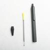 Hexagonal Metal Press Ballpoint Pen Creative Texture Black Silver Two Colors Optional Metal Pen