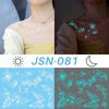 Rikaron Luminous White Henna Mandala & Butterfly Tattoo Stickers - Waterproof.