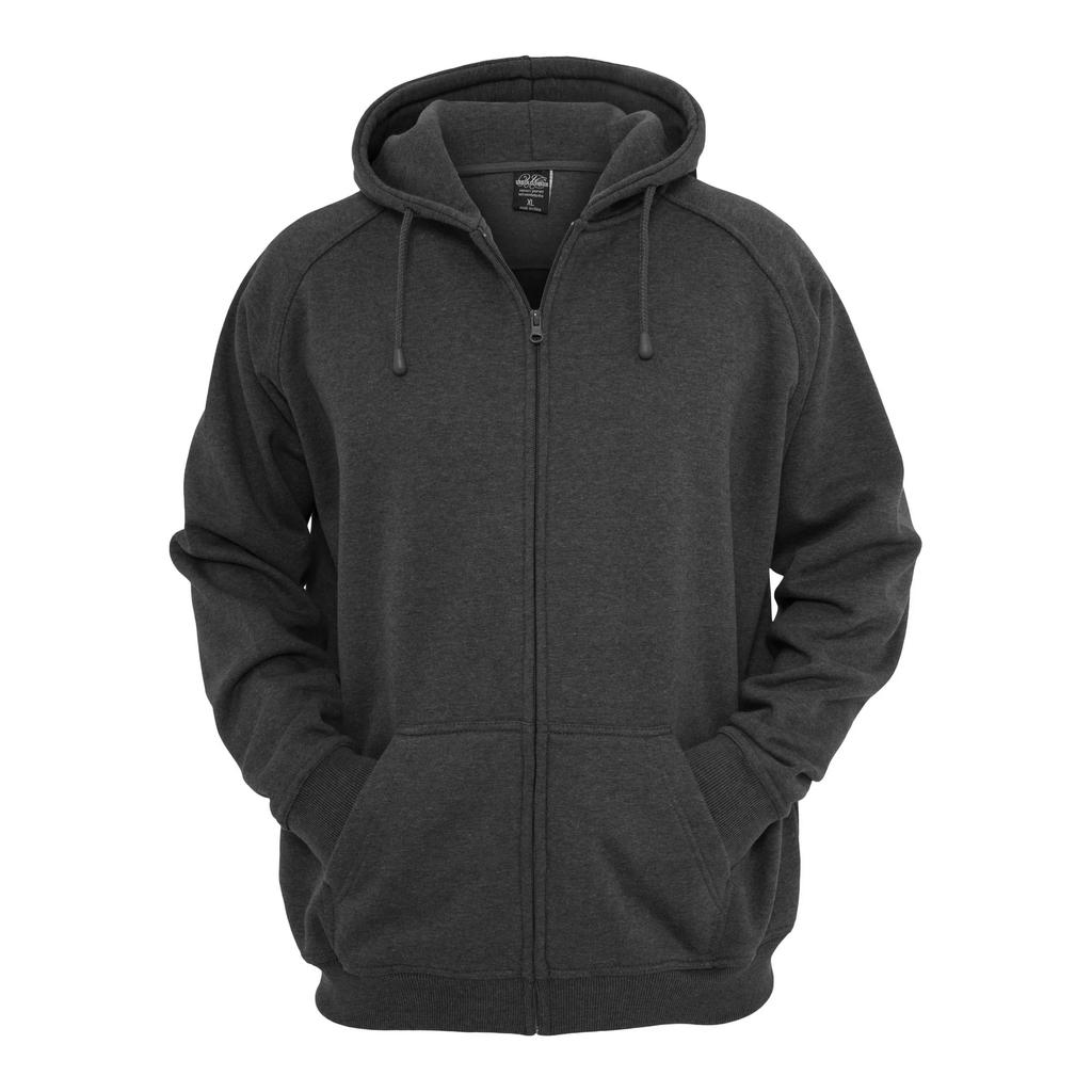 Urban Classics Mens Zipped Hoodie