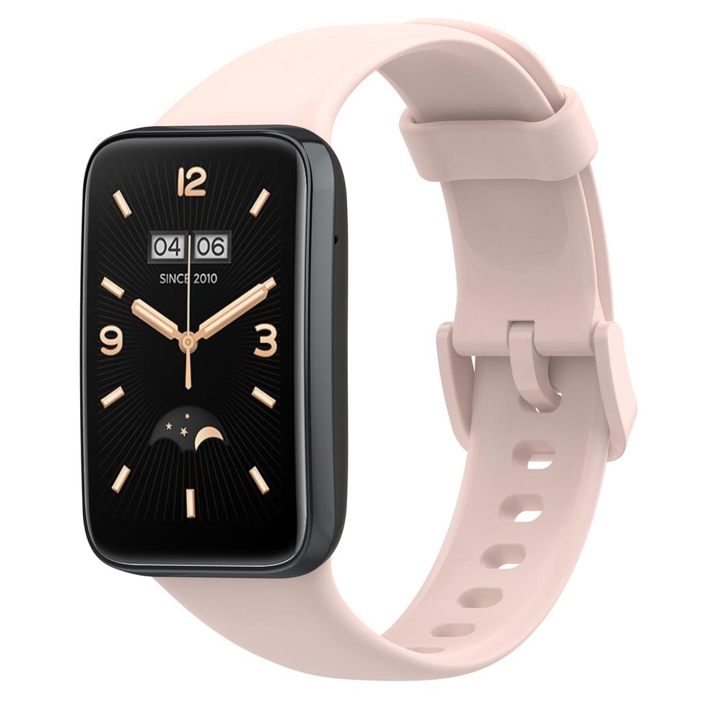 For Xiaomi Mi Band 7 Pro Solid Color Silicone Watch Band Replacement Smart Wear Watch Parts