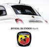 Abarth 21548 Официальная 3D наклейка с логотипом для Fiat 500
