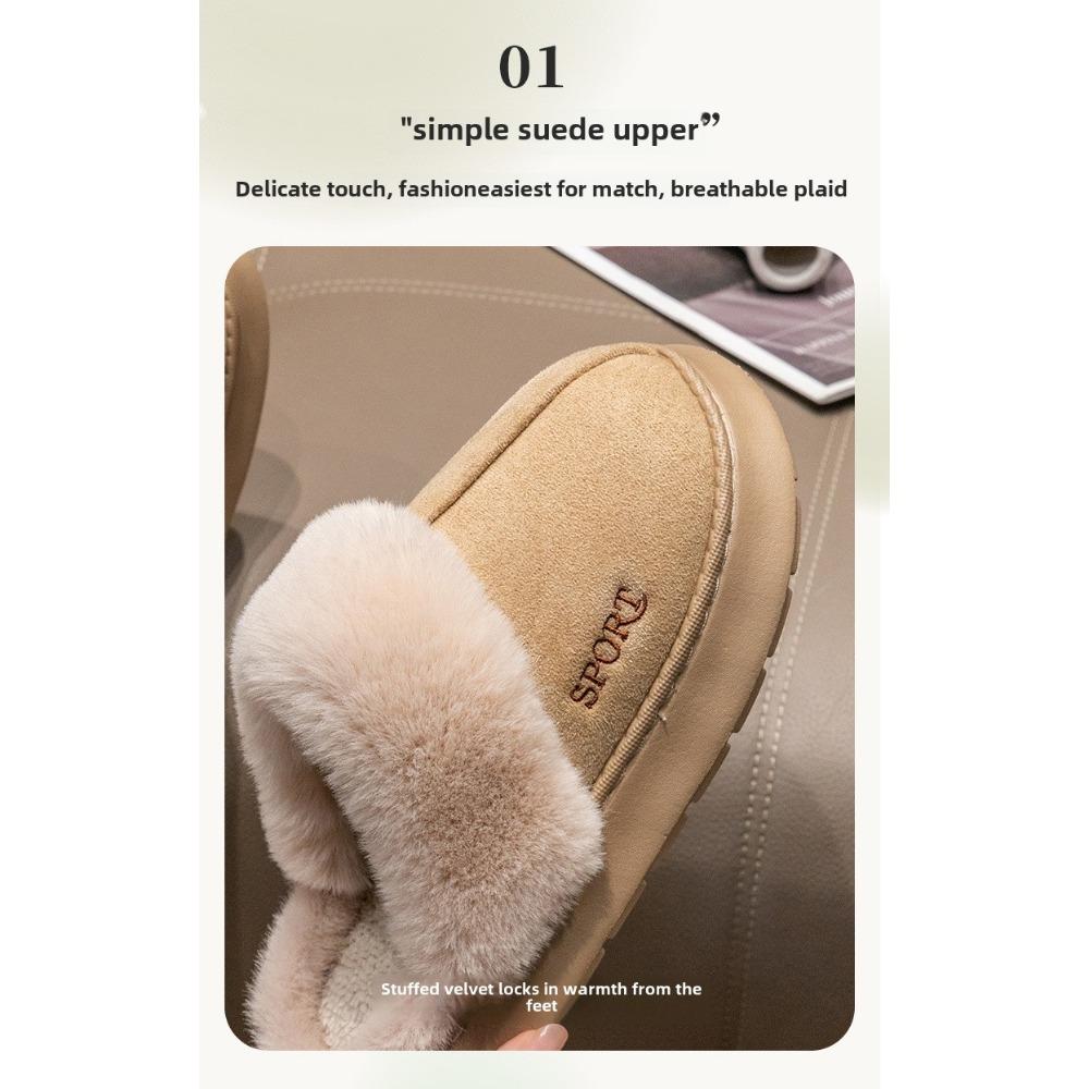 Хлопковые тапочки с толстой подошвой, зимние уличные тапочки для дома с весенне-осенней нескользящей теплой обувью для дома, мужская домашняя обувь