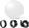 NEEWER Softbox Diffusion Dome Diffusion Dome Kit with 3 Adapters Strobe Body Diffuser Compatible with Godox NEEWER Z1 Z2 Round Head Square Head
