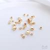 14K Gold Filled Faceted Square Bead Spacers for DIY Jewelry Bracelet and Earring Making