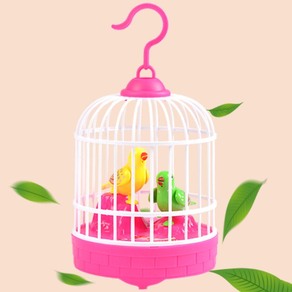 Звуковое управление Говорящая Электрическая Птица Попугай Клетка Симуляция Птичья Клетка Развлечения
