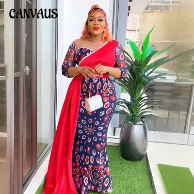 Новое женское платье больших размеров в стиле пэчворк с контрастными цветами и высокой талией и пайетками