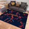 3D-Printed Cartoon Spider-Man Rug — Ideal for Home Decor (Bedroom, Living Room, etc.); Fluffy Square Carpet, Soft Area Rug, and