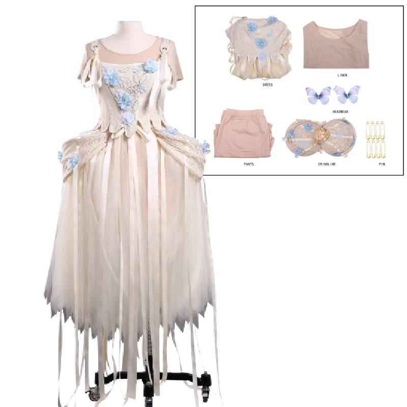 Wednesday Enid Sinclair Cosplay Dress With Printed Pattern And Polyester Fabric For Halloween And Conventions