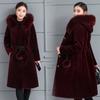 Women Winter Casual Warm Parka Jacket Solid Outwear Coat Fur Overcoat