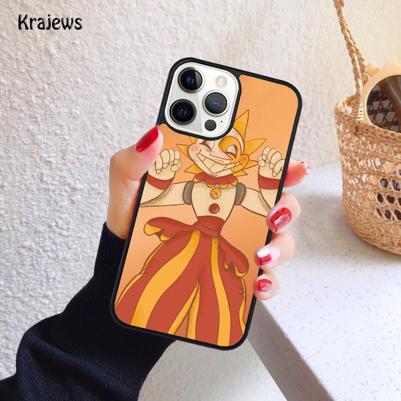 Мягкий чехол FNAF Sundrop Coque для iPhone 14 XR X XS Max 5S 6S 7 8 Plus SE 2020 11 12 13 Pro Max, мини-чехол для телефона